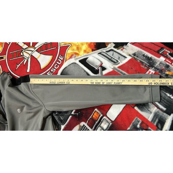 IZOD Men's Gray Quarter Zip Long Sleeve Pullover XL - Picture 10 of 11